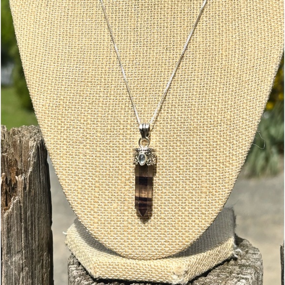 Fluorite & Moonstone Necklace - Picture 7 of 15